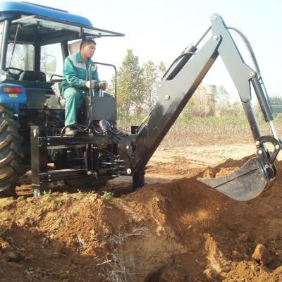 China Building Material Stores Supply Compact Tractor 3 Point Hitch Backhoe Attachment for sale