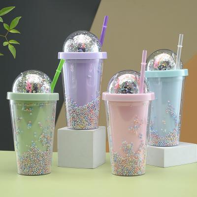 China MAIMAI New Design Rainbow Double Stocked Funny Wall Insulated Stainless Steel Tea Coffee Tumbler Gift Water Bottle Cups Plastic Cups for sale