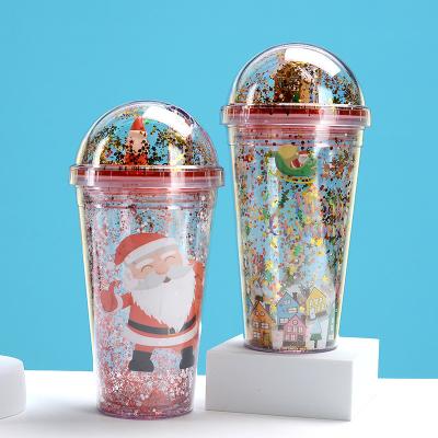 China MAIMAI New Design Funny Birthday Double Wall Stocked Free Shipping Tea Coffee Tumbler Gift Water Bottles Christmas Cups Plastic Cups for sale