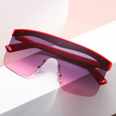 China Fashion Sun Glasses Size Quality Vintage Frame Woman Luxury Uv Logo Sunglasses Big 400 White Rectangular Half Frame Women Shape Sun Glasses for sale