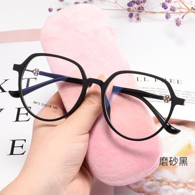 China For Reading Glass TR90 Sight Big 2022 BLONGU Polygon Shape Optical Glass Eyewear gafas TR90 optical frame new flexible eyewear for men and wome for sale