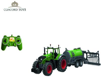 China RC Hobby Toys 2020 New RC Construction Toy 2.4G 1:16 Scale RC Tractor Farm Simulation RC Truck Engineering Truck Remote Control Farm Car Toy for sale