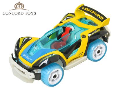 China Toy China Supplier Wholesale Diecast Pull Back Diecast Newest Metal Car Toys Friction Power Car DIY Toy Assembly Alloy Toys Pull Back Car for sale