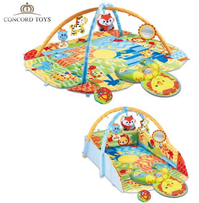 China Folded Kids Playmats New Educational Design Game Toy Best Selling Baby Gym Educational Toy for Baby Soft Touch Crawling Blanket for Baby for sale