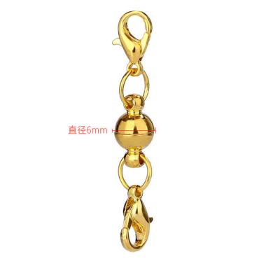 China Fashion Jewelry Accessory 6mm Ball Brass DIY Necklace Bracelet Magnetic Clasp for sale