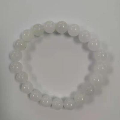 China Fashionable Dyed Natural Jade 10mm Round Bead Adjustable Bracelet For Women for sale