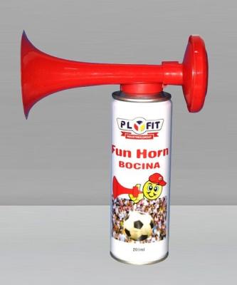 China Tin Bottle Party String Spray Festival Events Party Plastic Air Horn for sale