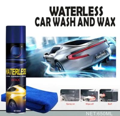 China 650ml Milieuvriendelijke waterloze wasstraat en wax Autoverzorgingsproduct Te koop