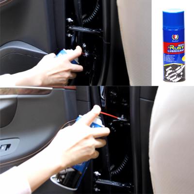 China 400ml Multi Purpose Lubricant Spray Silicone Anti Rust Lubricant Spray For Car Lock for sale