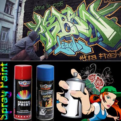 China Revestimento seco rápido de Art Colorful Spray Paint Liquid dos grafittis 400ml à venda