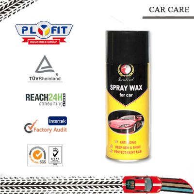 China Soft Automotive Cleaning Products , Leather / Car Tire Polish Auto Spray Wax for sale