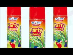 Eco Friendly Nonflammable Silly String Spray Birthday Party Christmas Crazy Ribbon Spray