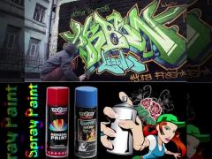 High Visible Graffiti Aerosol Paint Colorful Spray Paint Fading Resistant