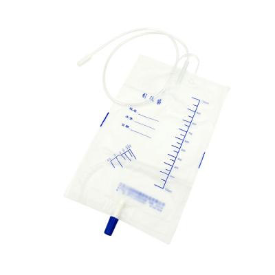 China Medical Health Services Wholesale Custom Brand Surgical Disposable Portable Urine Collector Drainage Bag for sale