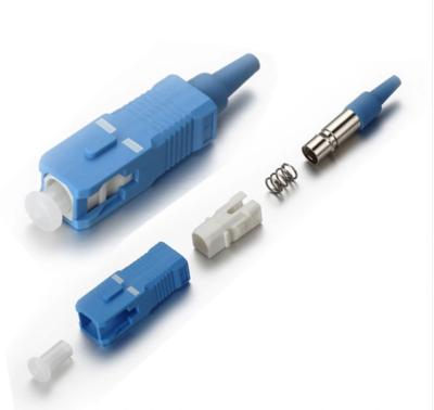 China FTTH Single Mode SC 0.9 Fiber Optic Connector for sale