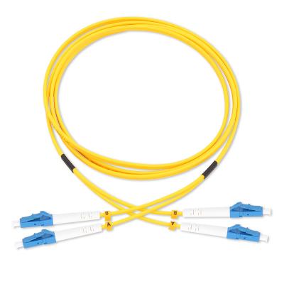 China LC/PC-LC/PC Duplex SM Fiber Optic Patch Cord-LSZH LC/PC-LC/PC Duplex for sale