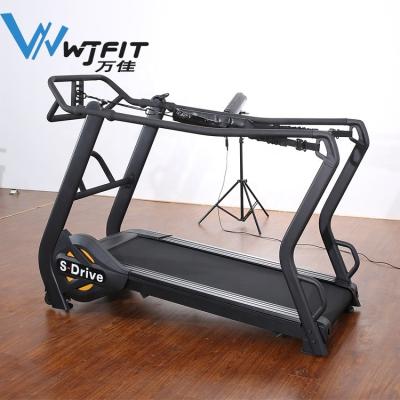 China New Arrival Commercial Gym Fitness Training Unpowered Cardio Treadmill Curved S Workout Manual Treadmill for sale