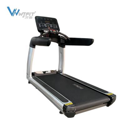 China New Arrival Large Commercial Gym Equipment AC Motor Treadmill Commercial Screen Motorized Treadmill for sale