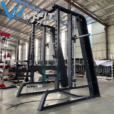 China Factory New Fitness Equipment Smith Machine Multi Functional Wanjia Fitness Machine Universal Wholesale Power Rack for sale