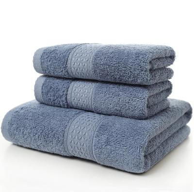 China Wholesale Absorbent Luxury Cotton Terry Bath Towel Bath Towels Bathroom Towels for sale