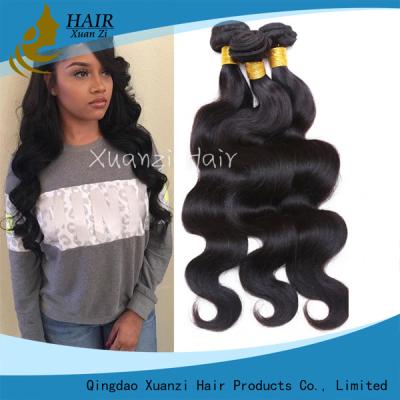 China 100% Malaysian Hair Weave Bundles , Permanent Body Wave Hair No Tangling for sale