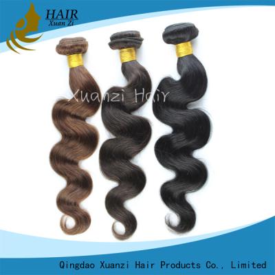 China Clip natural de Remy en las extensiones 100G, pelo del pelo de Remy del indio de la Virgen de la onda del cuerpo en venta