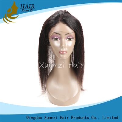 China Weiche Spitze-frontales Schließungs-Jungfrau-Brasilianer-Haar 100% Smoothsilk-Basis-360 zu verkaufen