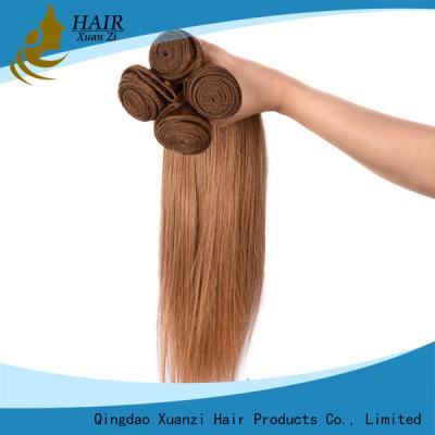 Cina Le estensioni vergini dei capelli umani del grado di Brown 7A, diritto/i capelli umani Wave del corpo impacchetta in vendita