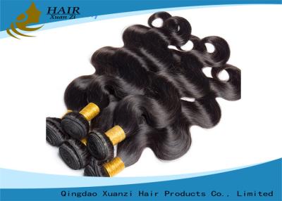 China Black Brazilian Body Wave Hair Weaving 100% Virgin Human Hair Weft for sale