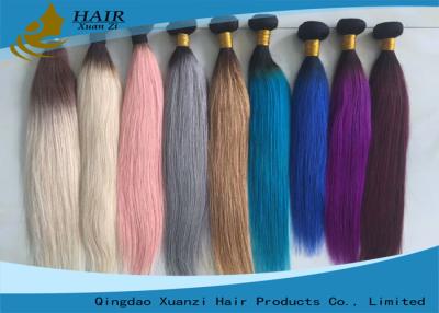 China 100% Human Colored Virgin Hair Extensions Full Cuticle Hair Weave for sale