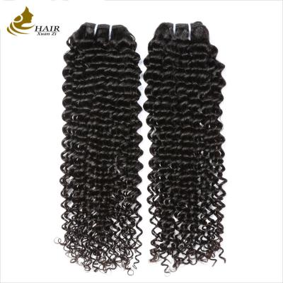 China Healthy Kinky Curly Virgin Human Hair Extensions Full Cuticles No Fiber for sale