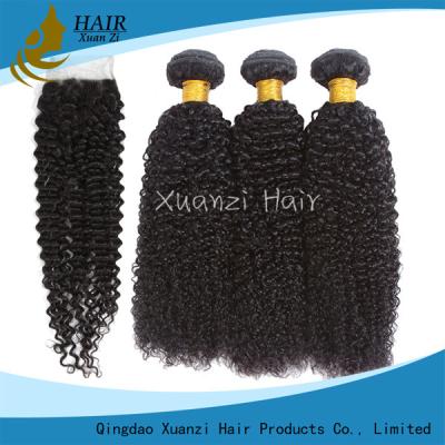 China 100% Strength Human Hair Weave Bundles No Split With Machine Double Weft for sale