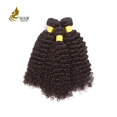 China Extensión de cabello humano sin procesar 10a Deep Wave Curly Virgin Hair 3 Bundle Closed en venta