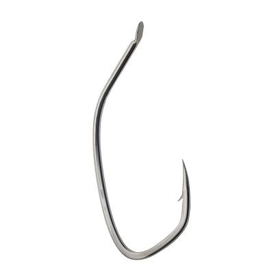 China Wholesale Carbon Steel Carbon Steel Bend Spout Bait Bass Fishing Hooks Bulk Size 16 18 20 22 24 26 28 for sale