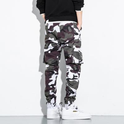 China Breathable Camouflage Cargo Pants Mens Vintage Camouflage Cargo Pants Camouflage Straight Slim Fit Pants Pants Trousers for sale