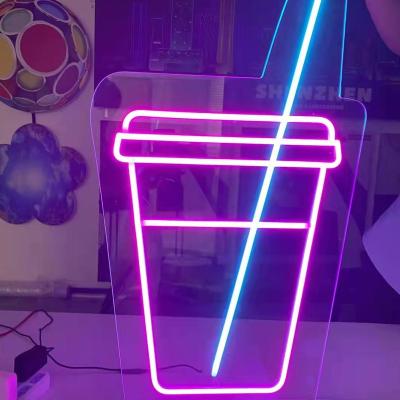 China Stylish Styles SIGN Interior Background Wall Customized Customized Lighting Neon Light Modeling Popular Ins Style Circle Of Friends for sale