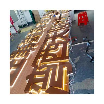 China Shops wholesale high quality LED backlit alphabet signage LED channel 3d characters for sale