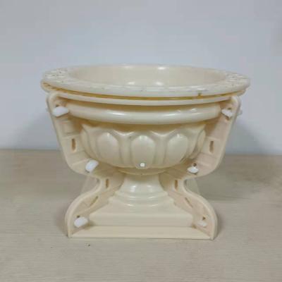 China Reazone Traditional ABS Diameter 29cm Precast Concrete Flower Pot High Quality Plastic Planter Molds On Sale for sale