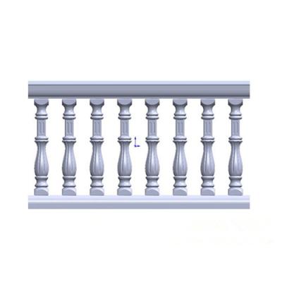 China Noble Precast Decorative Concrete Garden Railing Mold For Sale for sale