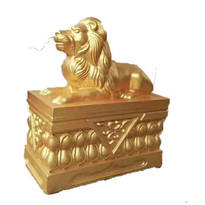 China For cement precast concrete statues garden decoration plastic animal lion lion mold for sale for sale