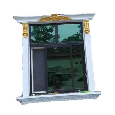 China Household Product Mold Exterior ABS Cast Concrete Window Frame Ornamental Molding for sale