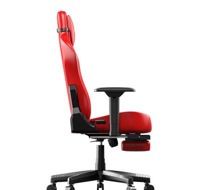 China Hot Selling (Height)Adjustable PU Leather Black Gaming Chair Racing Chair Rocker Gaming Chair for sale