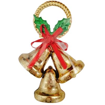 China Christmast Ornament Christmas Jingle Bell Craft Bowknot For Christmas Tree Hanging Decoration for sale