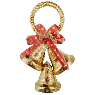 China Christmast Ornament Christmas Jingle Bell Craft Bowknot For Christmas Tree Hanging Decoration for sale