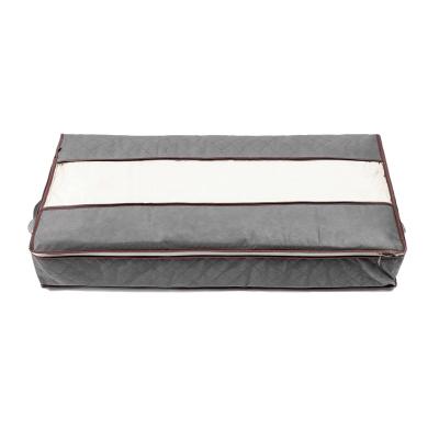 China Viable wholesale elephant thickened non-woven storage box under the bed quilt storage bag folding flat bag for sale