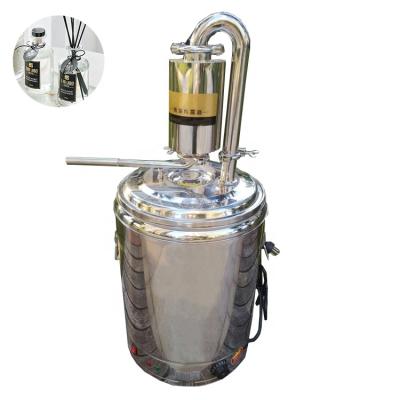 China Flavor Portable Factory Stainless Steel Distillation Equipment Machine Set With Make Rose Water Essential Oil Simple Machinery For Sale Price for sale