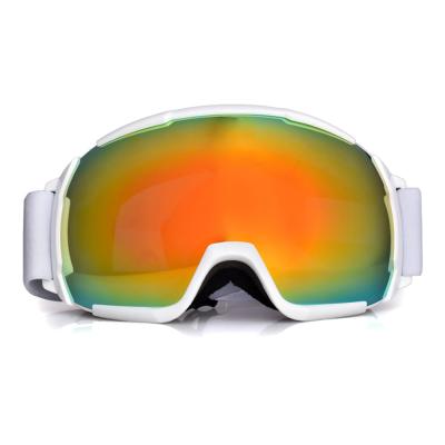 China Custom Logo Spherical Lens UV400 Anti Fog Protection Ski Goggles for sale