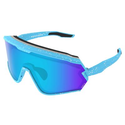 China Anti UV Custom Lens Sports Eyewear Biker Polarized Sports Sunglasses for sale