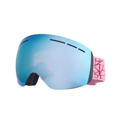 China OEM Hubo Sports Goggles Anti-fog High Quality Lenses Skiing Snowboard Goggles for sale