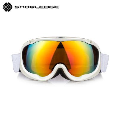 China Hubo Fog Sports Newest Logo Strap Ski Goggles Custom UV For Kids for sale